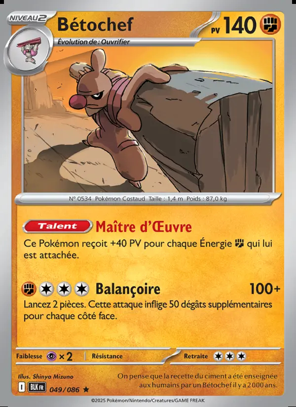 Image of the card Bétochef