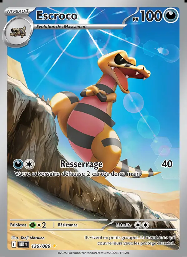 Image of the card Escroco
