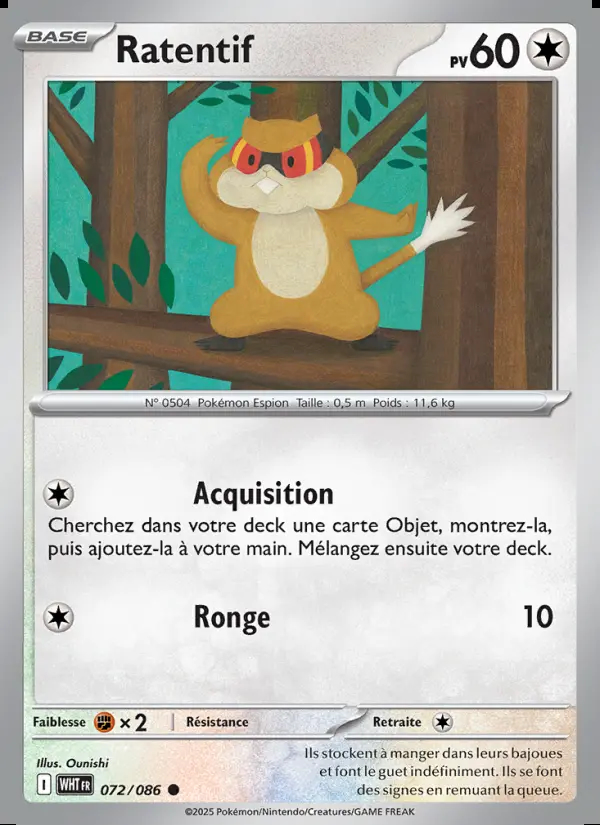Image of the card Ratentif