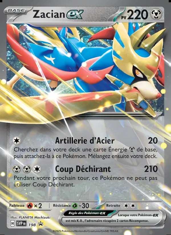 Image of the card Zacian-ex