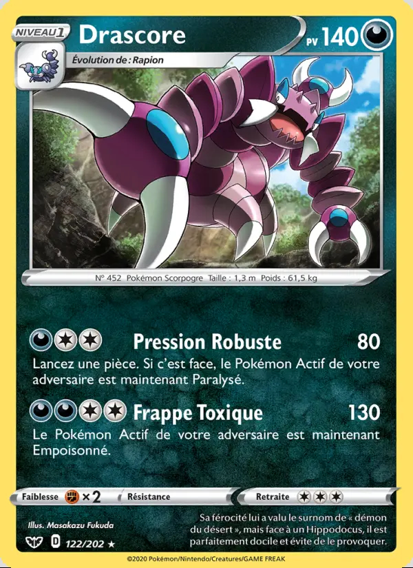 Image of the card Drascore