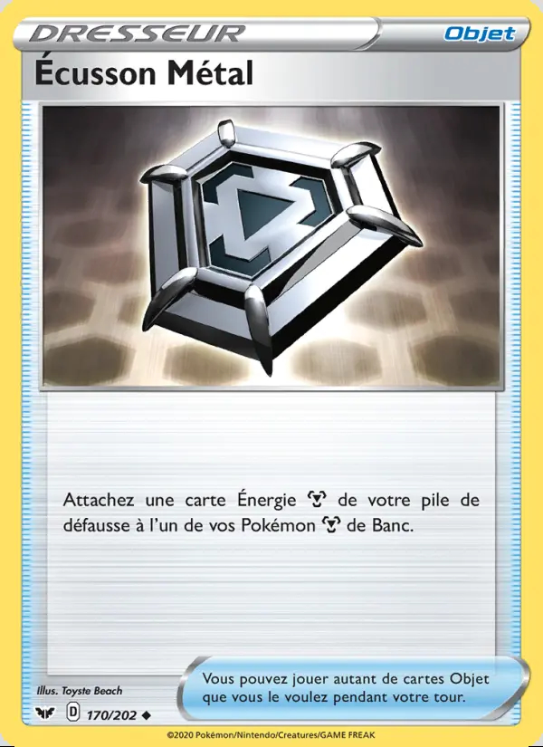 Image of the card Écusson Métal