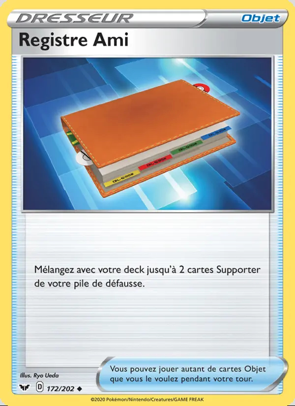Image of the card Registre Ami