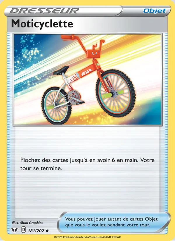Image of the card Moticyclette