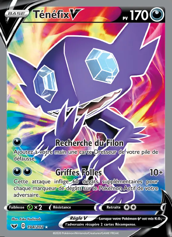 Image of the card Ténéfix V