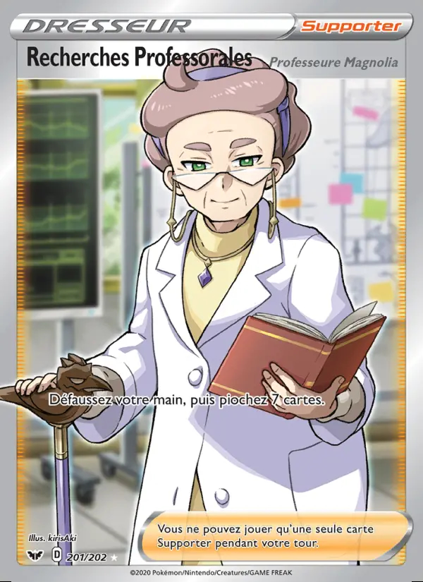 Image of the card Recherches Professorales (Professeure Magnolia)