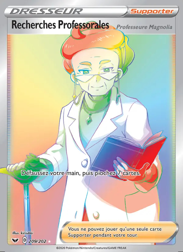 Image of the card Recherches Professorales (Professeure Magnolia)
