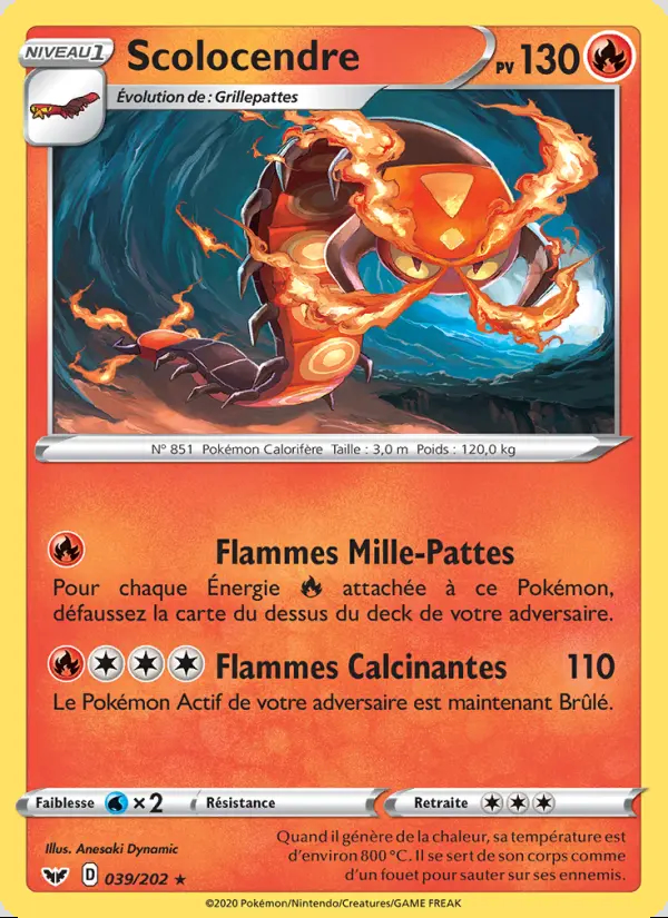 Image of the card Scolocendre