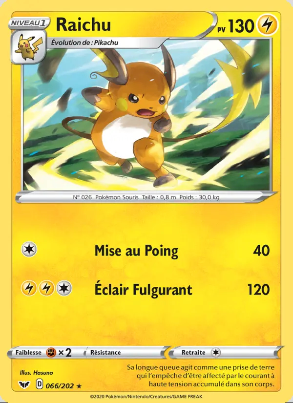 Image of the card Raichu