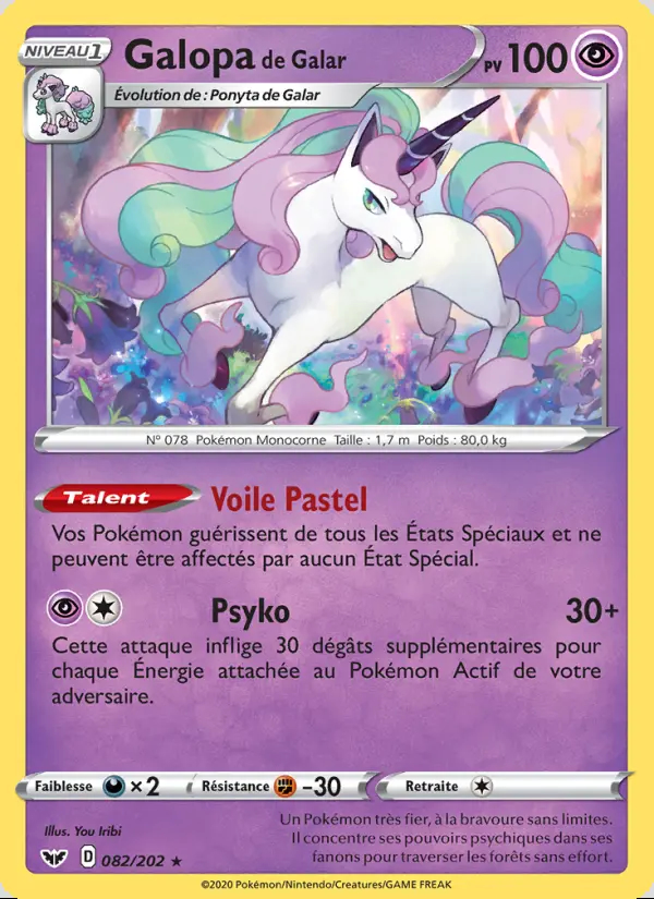 Image of the card Galopa de Galar