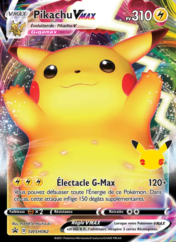 Image of the card Pikachu VMAX