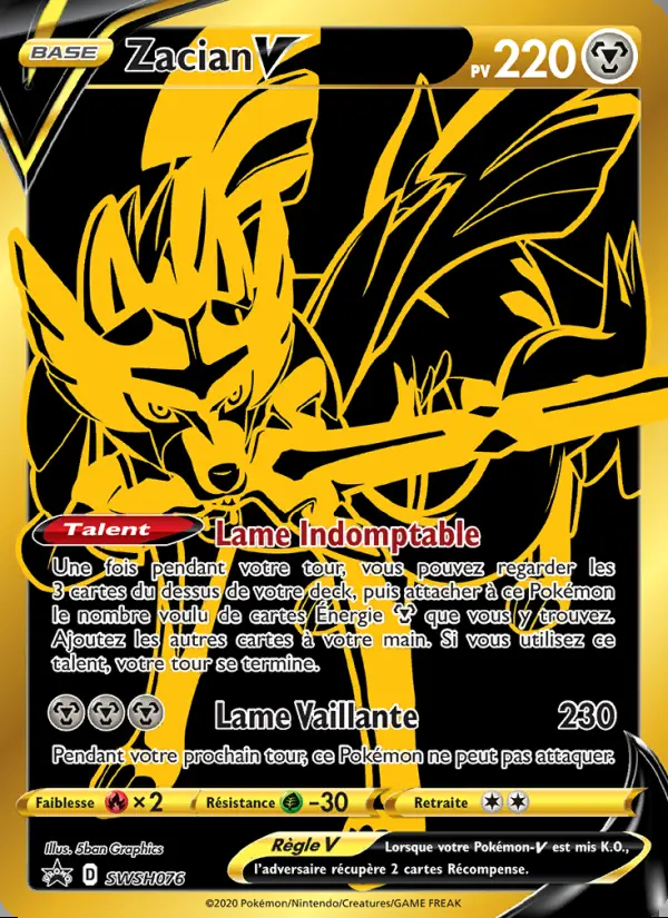 Image of the card Zacian V