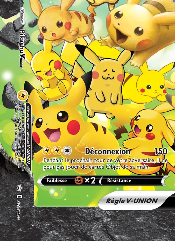 Image of the card Pikachu V-UNION
