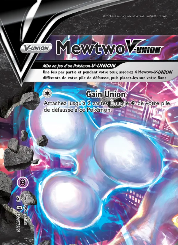 Image of the card Mewtwo V-UNION