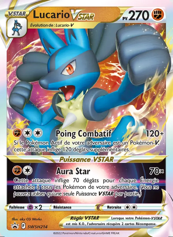 Image of the card Lucario VSTAR