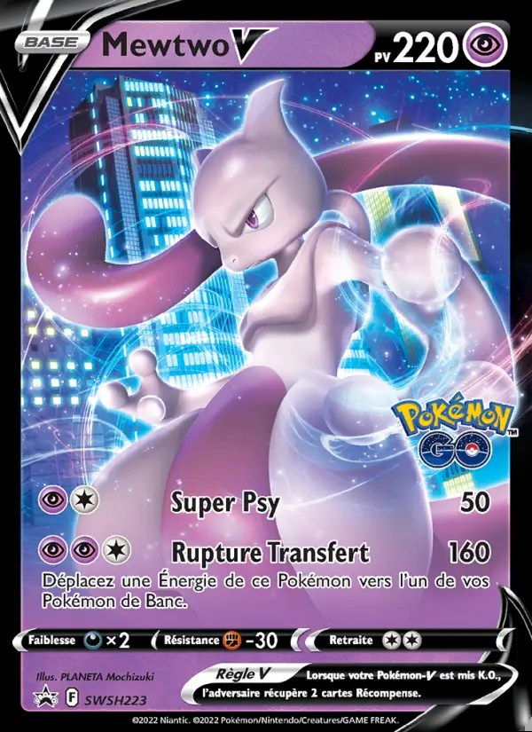 Image of the card Mewtwo V