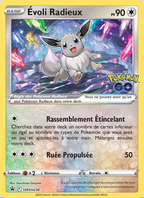 Image of the card Évoli Radieux
