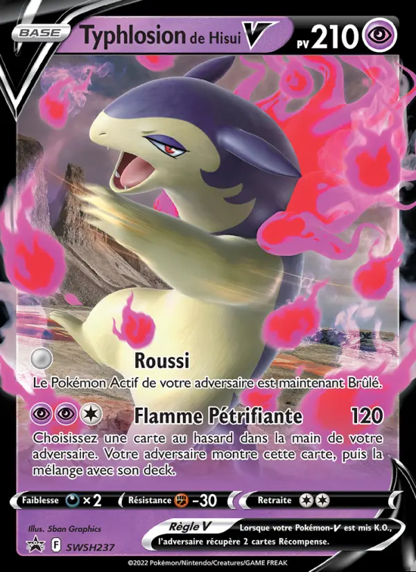 Image of the card Typhlosion de Hisui V