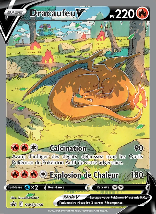 Image of the card Dracaufeu V
