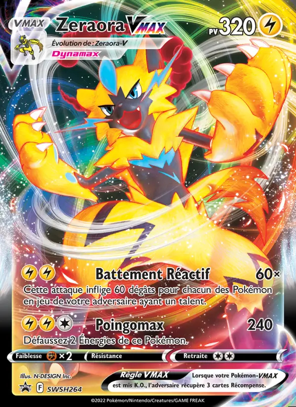 Image of the card Zeraora VMAX