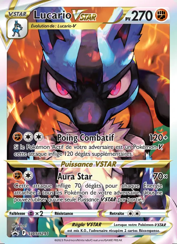 Image of the card Lucario VSTAR