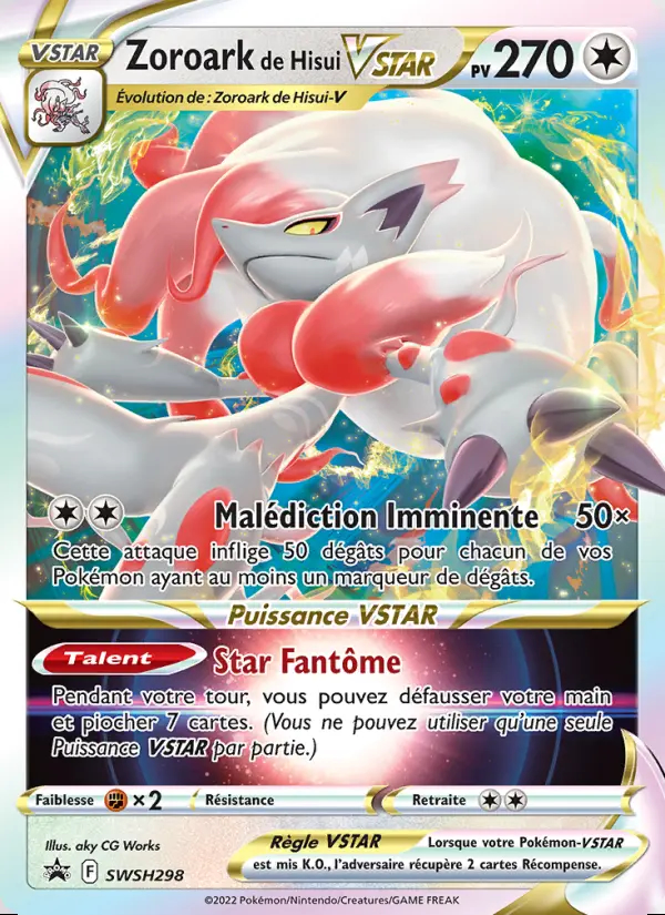 Image of the card Zoroark de Hisui VSTAR