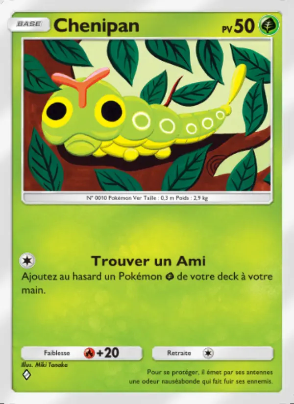 Image of the card Chenipan