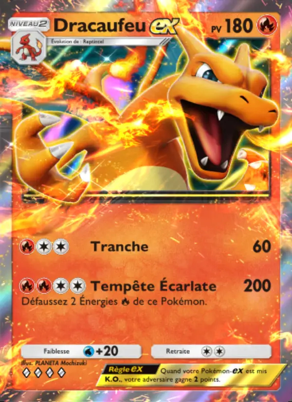 Image of the card Dracaufeu-ex