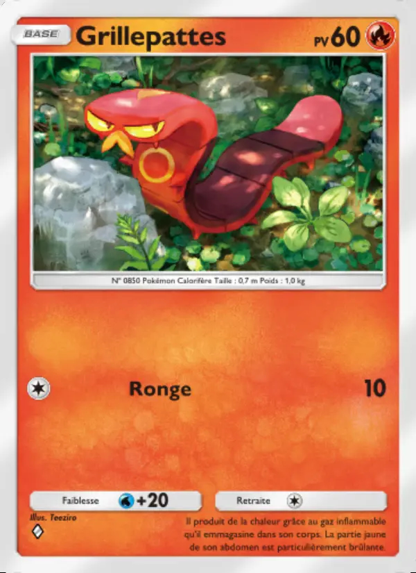 Image of the card Grillepattes