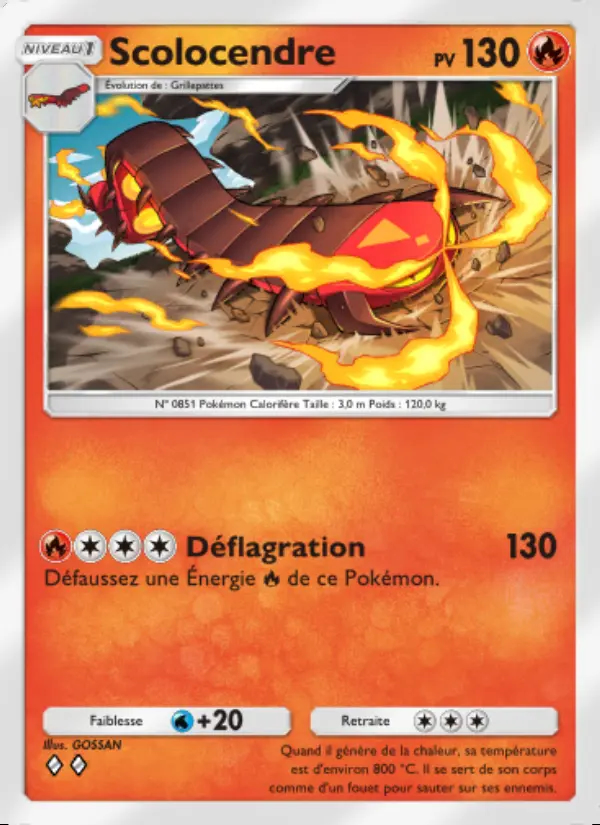 Image of the card Scolocendre