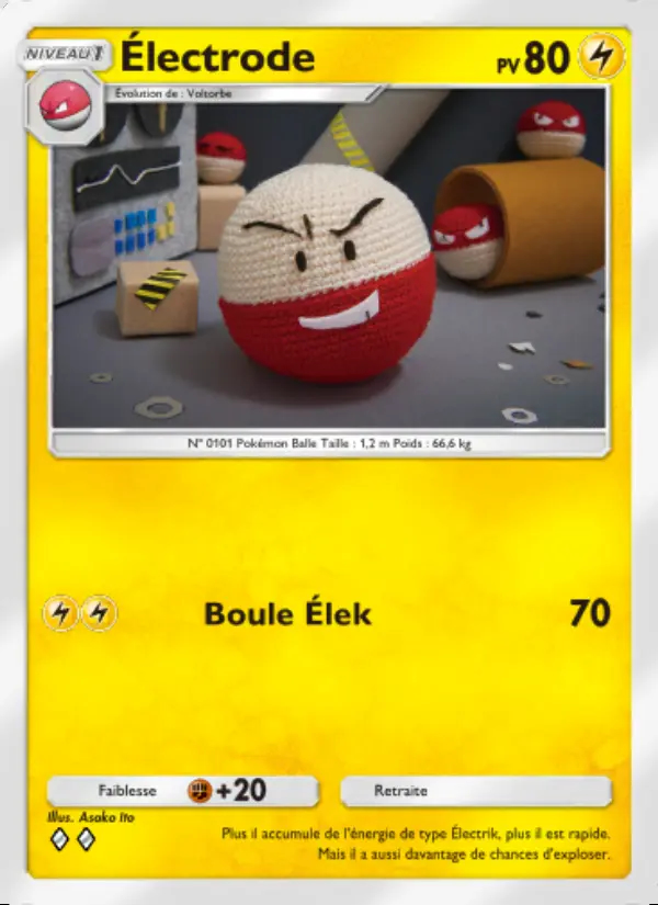 Image of the card Électrode