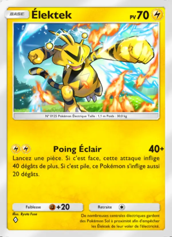 Image of the card Élektek