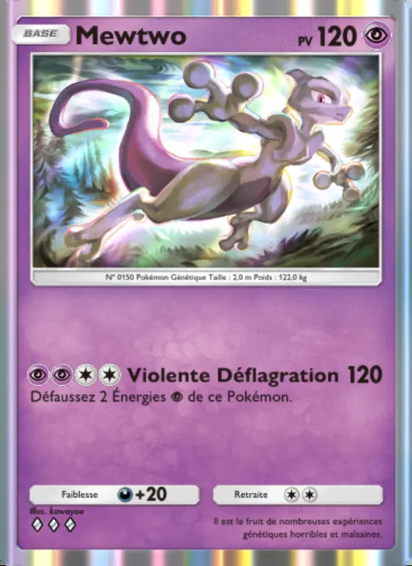 Image of the card Mewtwo
