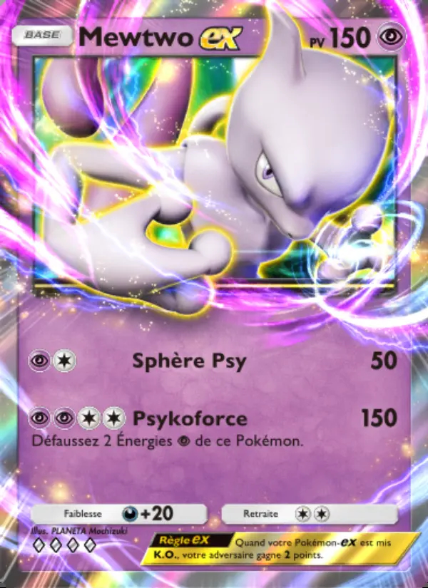 Image of the card Mewtwo-ex