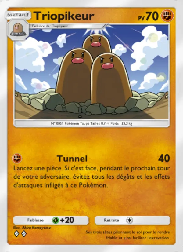 Image of the card Triopikeur