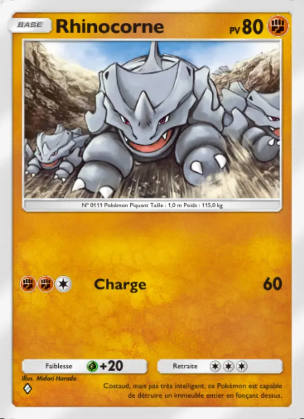 Image of the card Rhinocorne