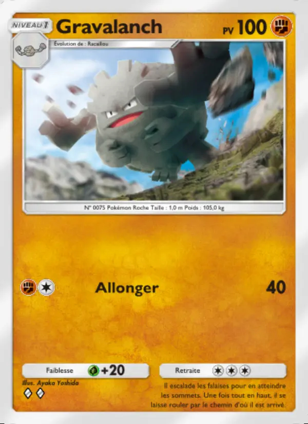 Image of the card Gravalanch