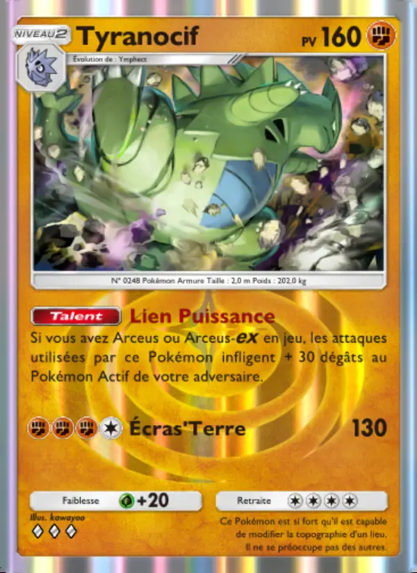 Image of the card Tyranocif