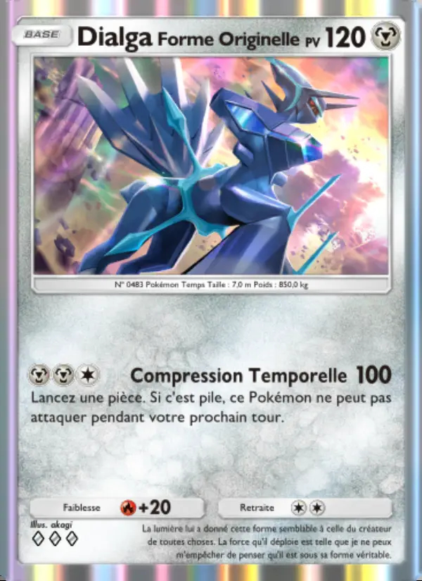 Image of the card DialgaForme Originelle