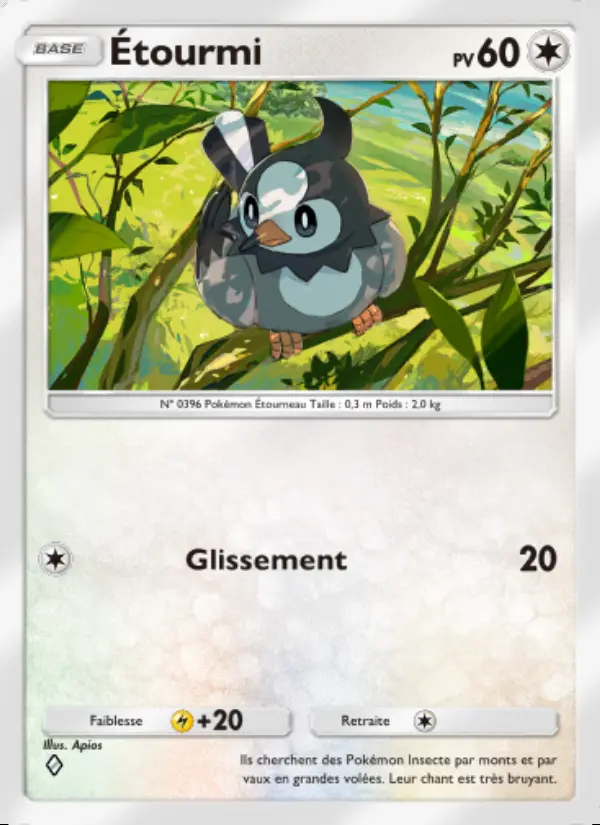 Image of the card Étourmi