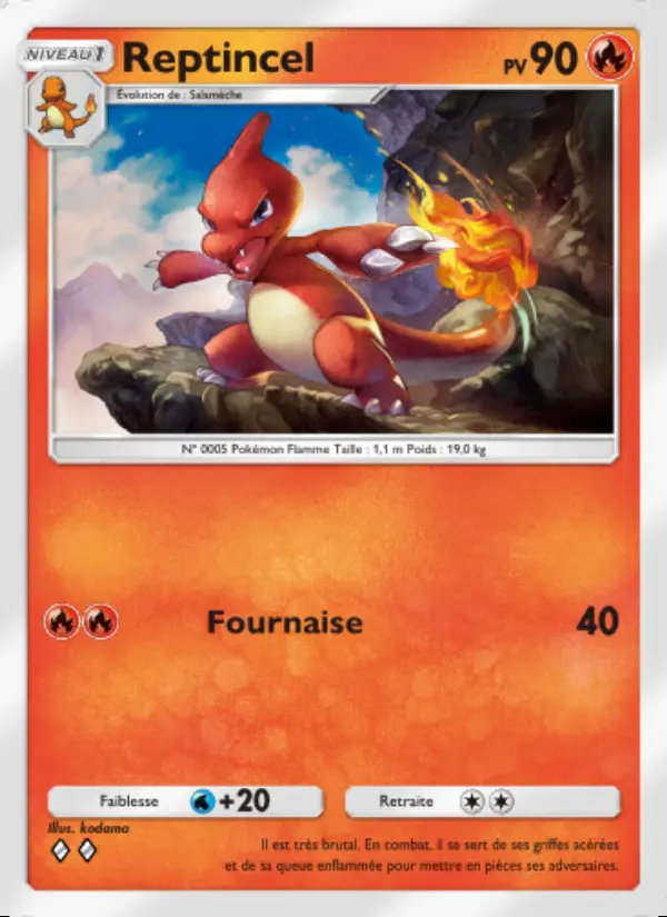 Image of the card Reptincel
