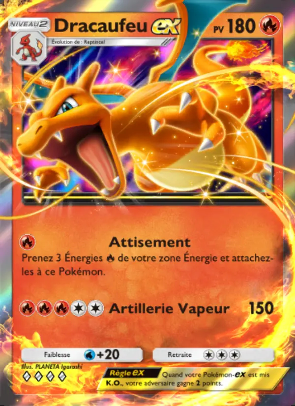 Image of the card Dracaufeu-ex