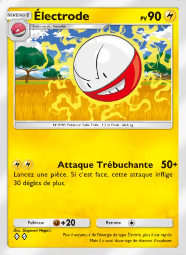 Image of the card Électrode
