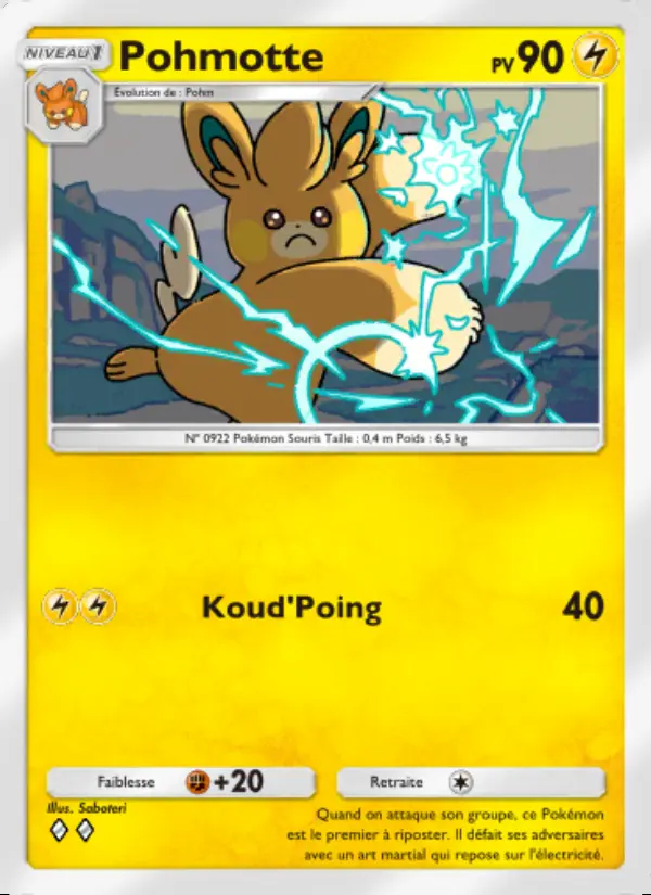 Image of the card Pohmotte