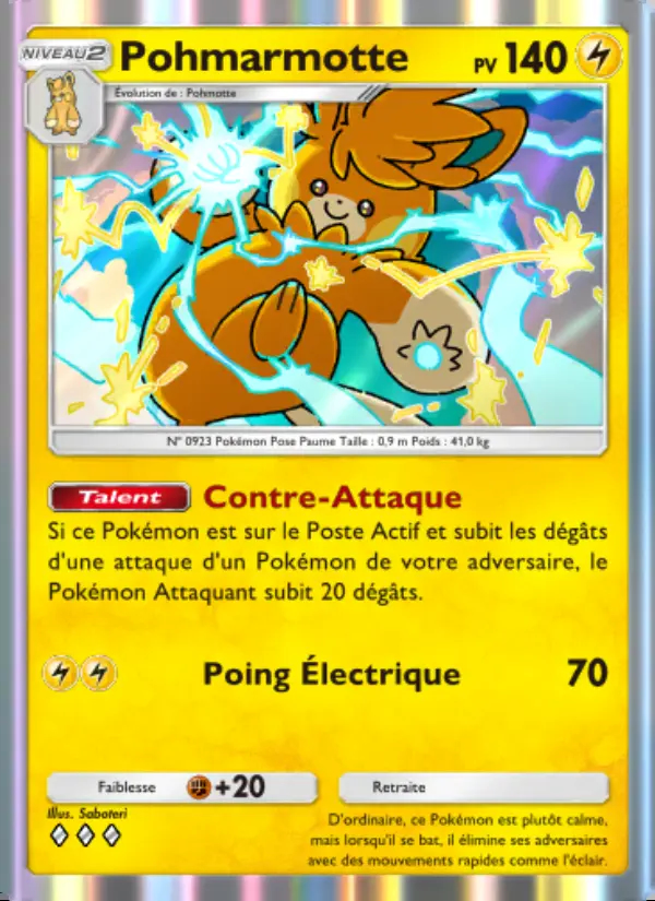Image of the card Pohmarmotte