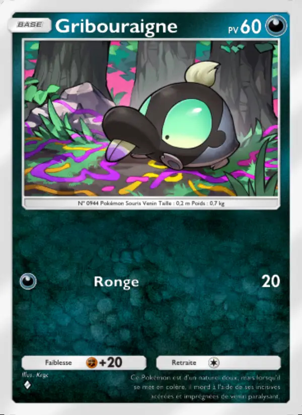Image of the card Gribouraigne