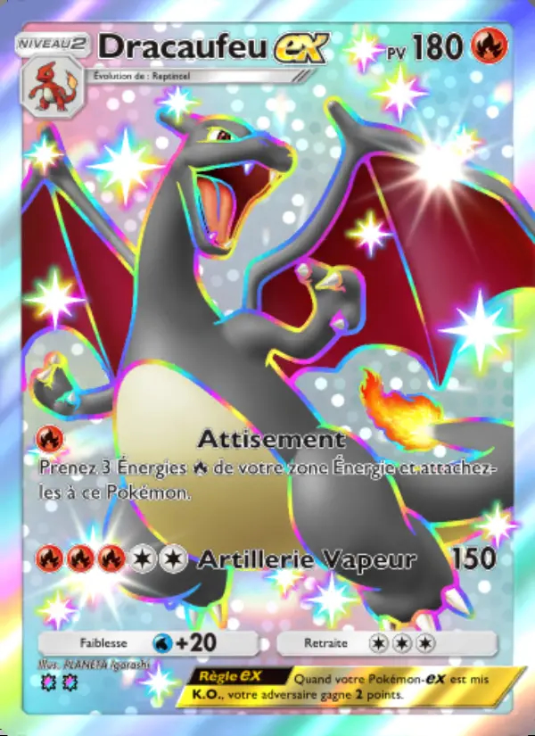 Image of the card Dracaufeu-ex