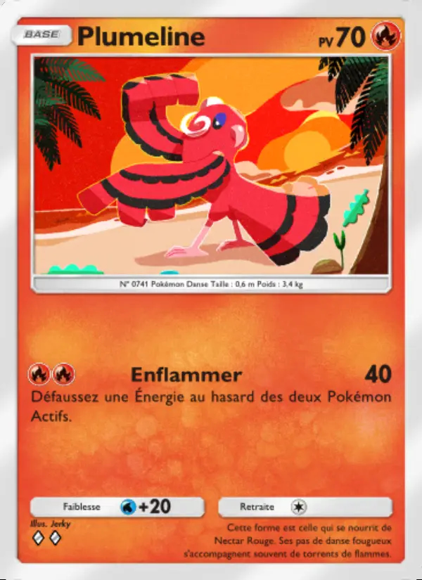 Image of the card Plumeline