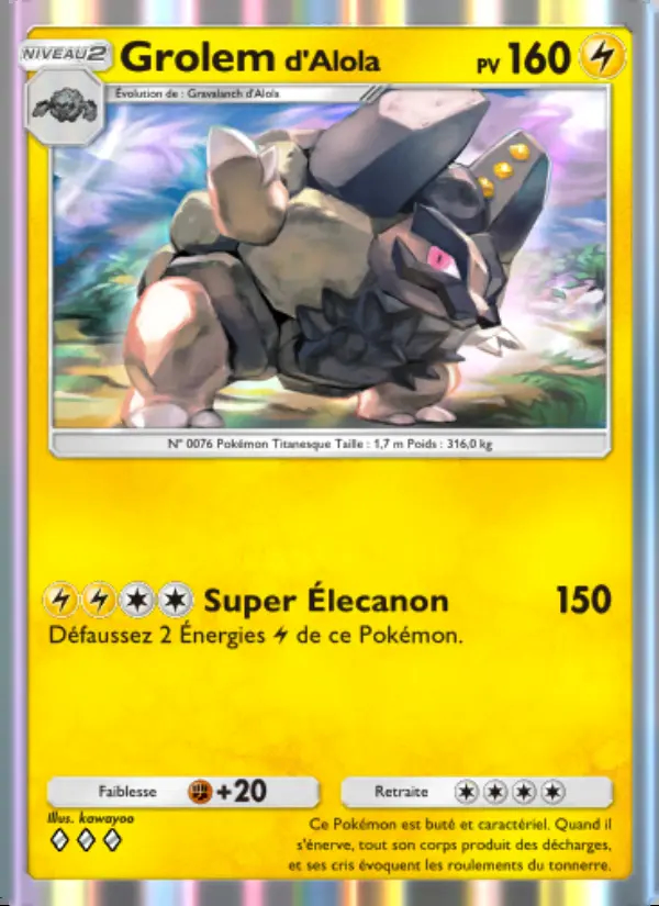 Image of the card Grolemd'Alola