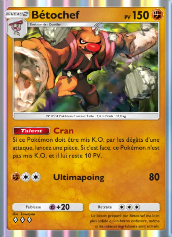 Image of the card Bétochef